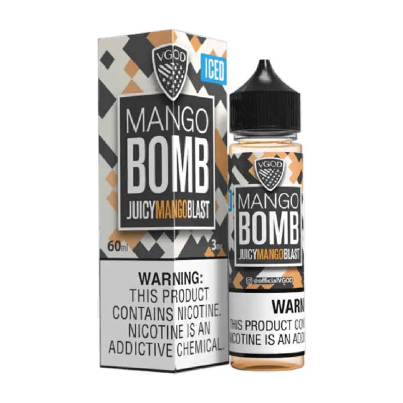 جویس انبه یخ بمب ویگاد | juice vgod mango iced bomb