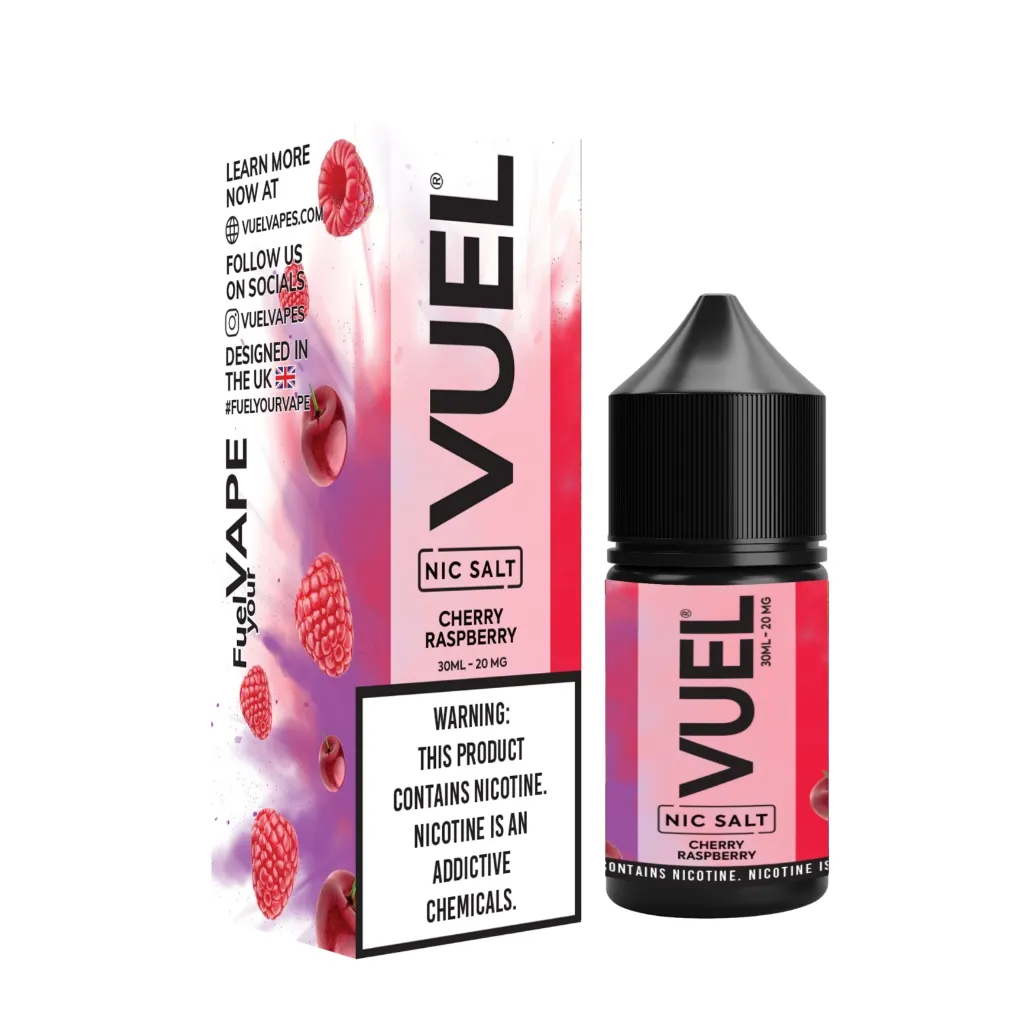 سالت گیلاس تمشک برند ویول | salt nic cherry raspberry vuel