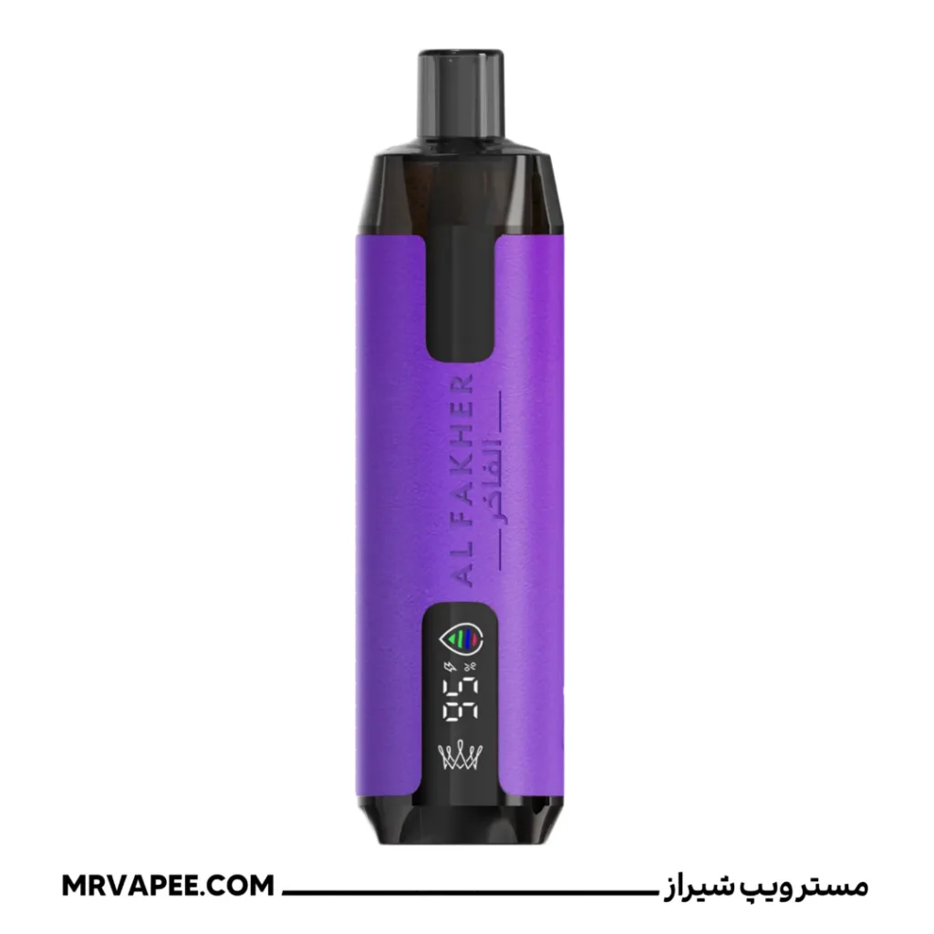 ویپ 6000پاف نیکوتین6 الفاخر طعم آدامس میوه‌ای | 6K ALFAKHER SUPER MAX HUBBA